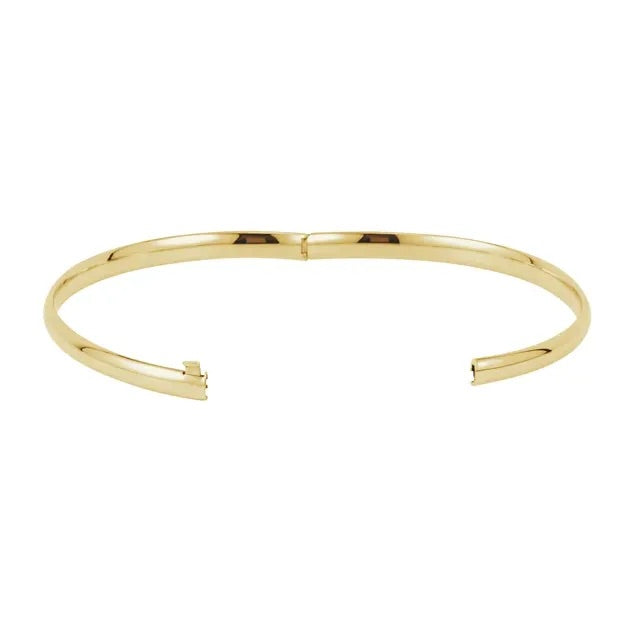 Hinged Gold Bangle