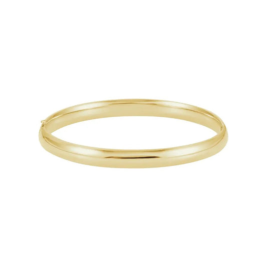 Hinged Gold Bangle
