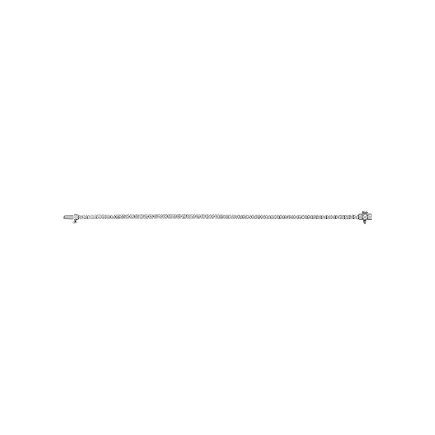 4ct Lab-Grown Diamond Tennis Bracelet
