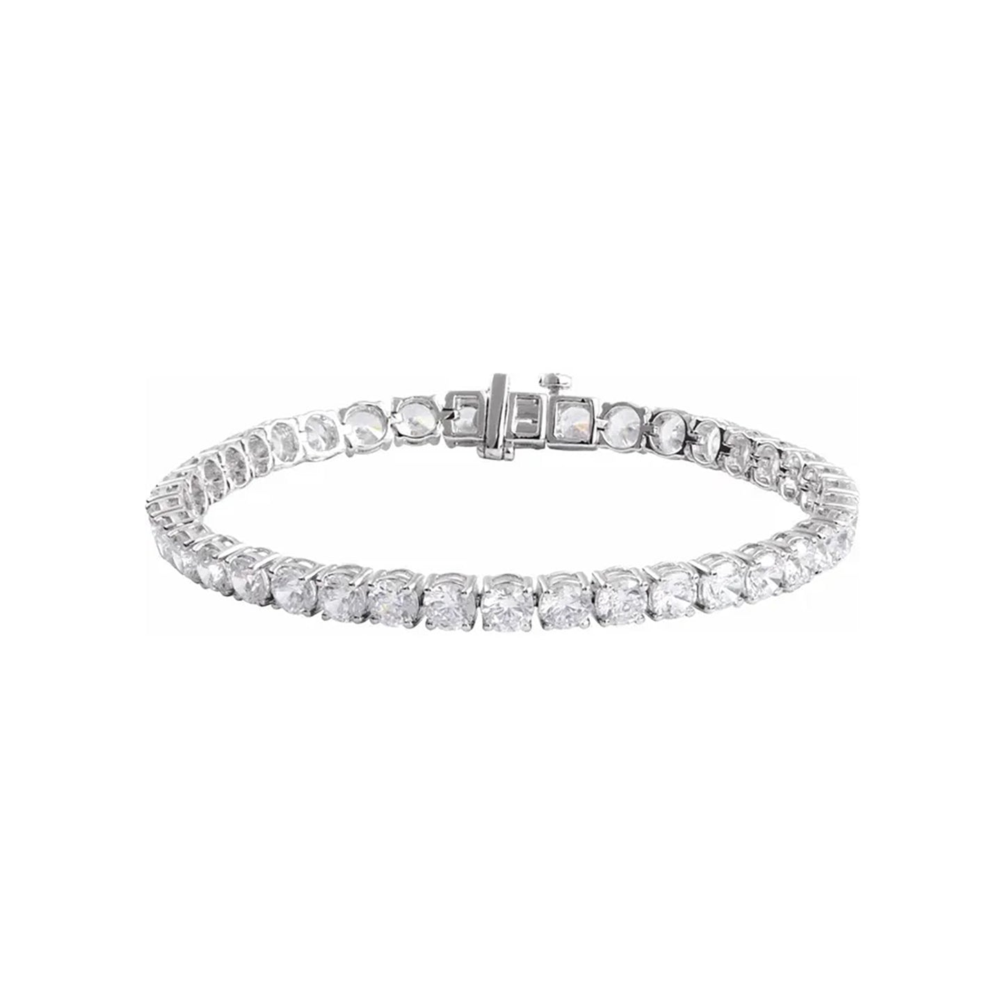 8ct Lab-Grown Diamond Tennis Bracelet