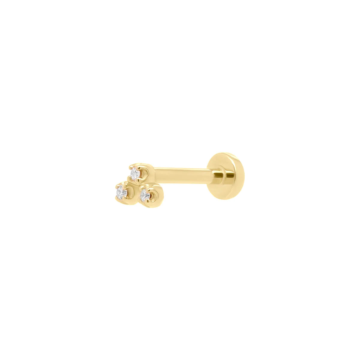 Mini Diamond Cluster Stud (Single)