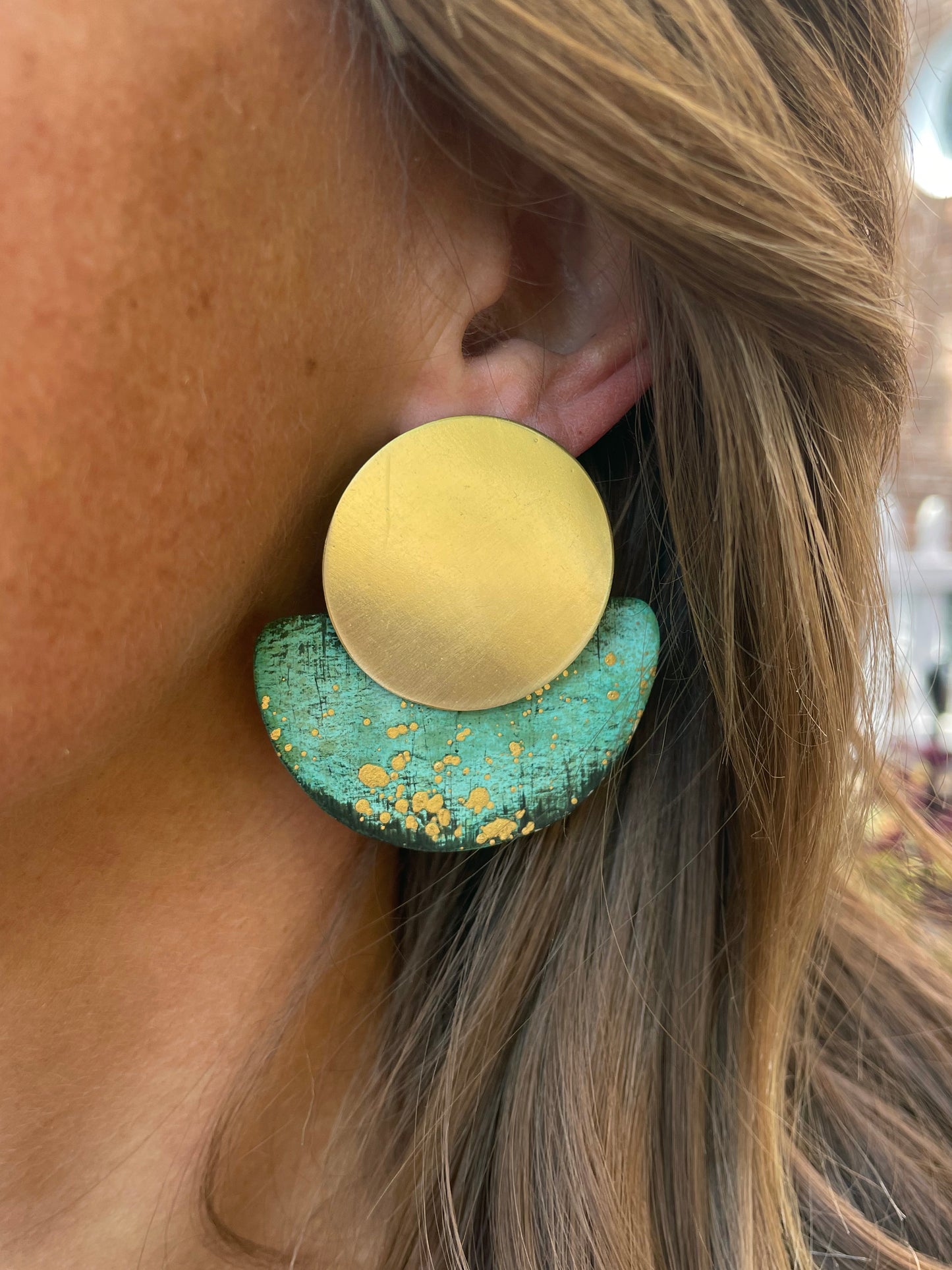 Inca Earrings Med