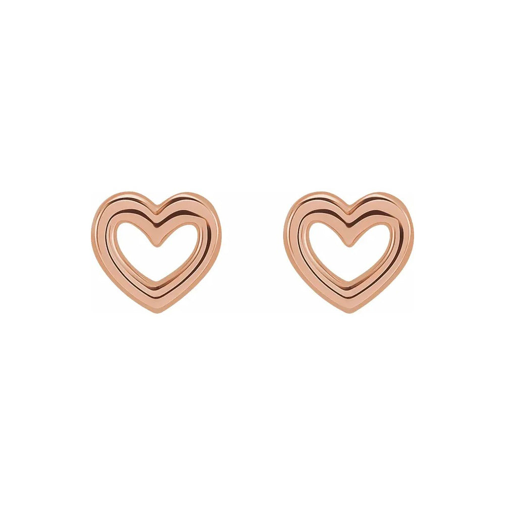 Mini Heart Stud Earring