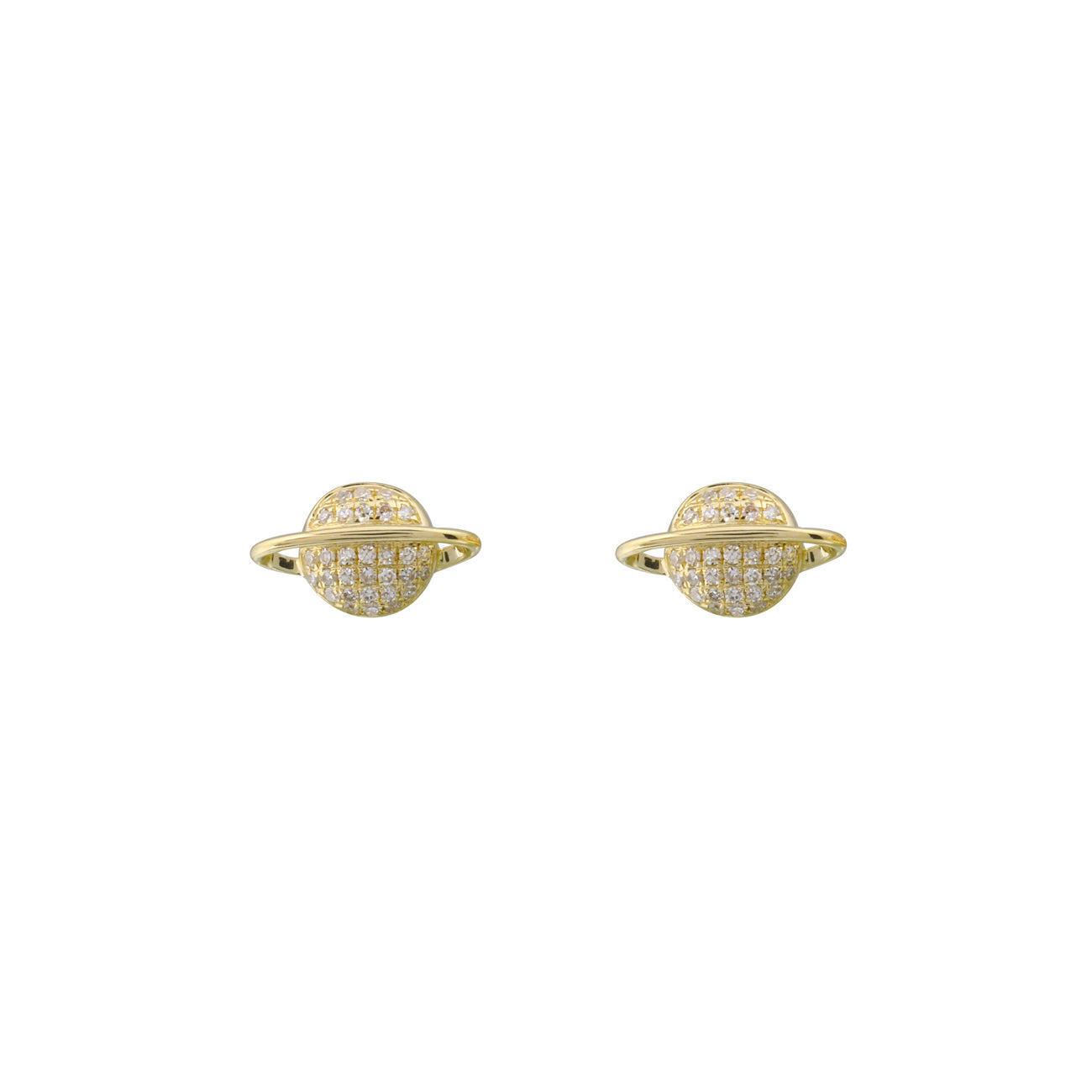 Saturn Diamond Studs