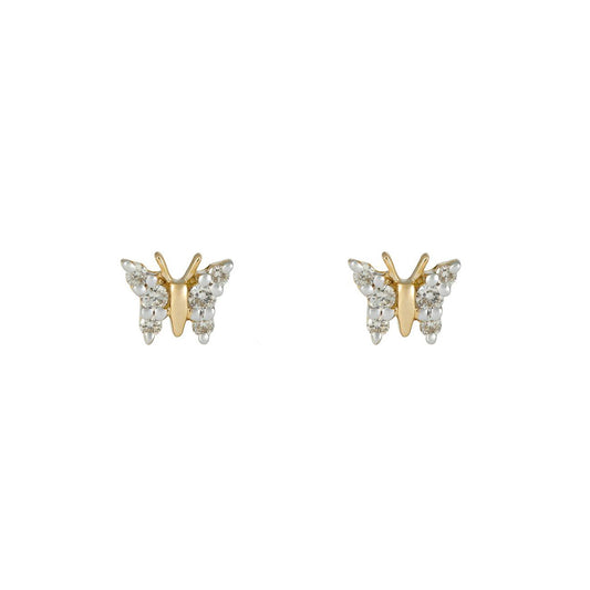 Butterfly Diamond Studs