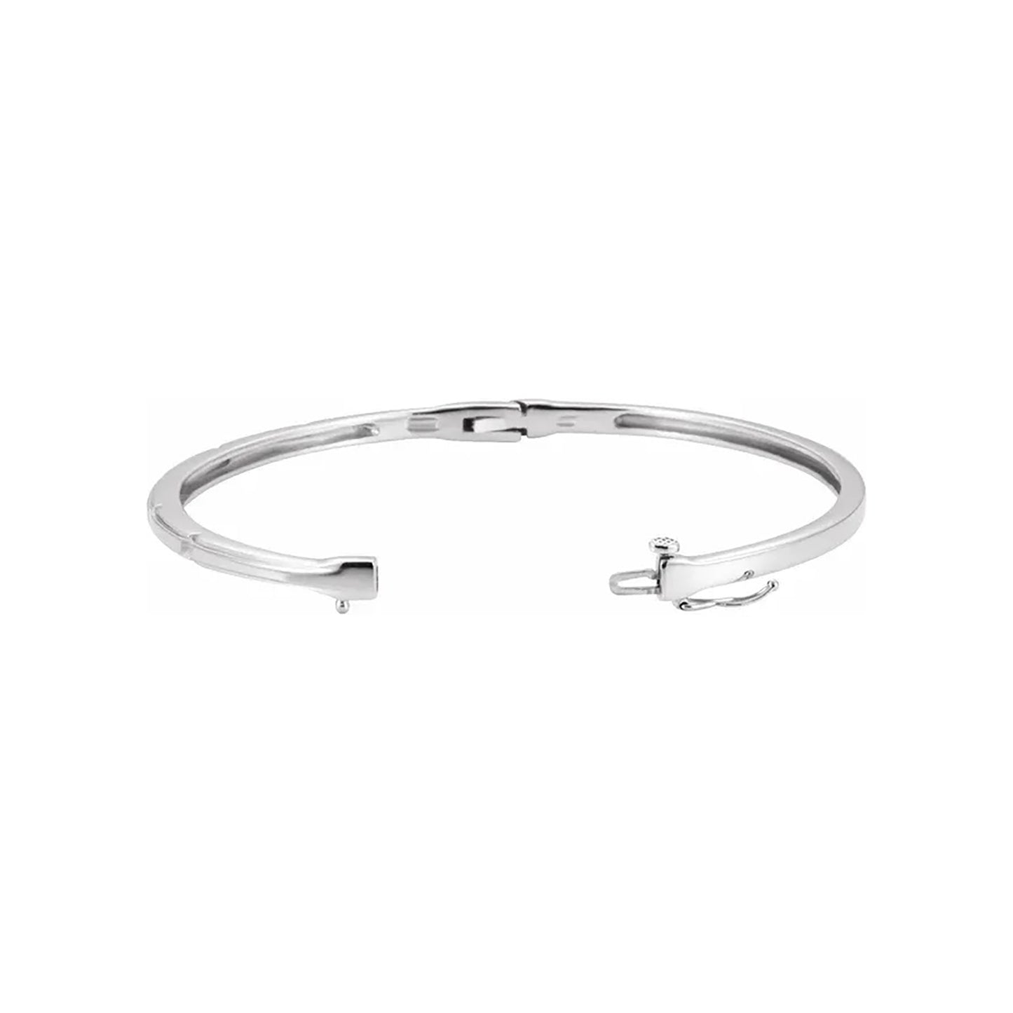 Lab-Grown Diamond Accent Bangle