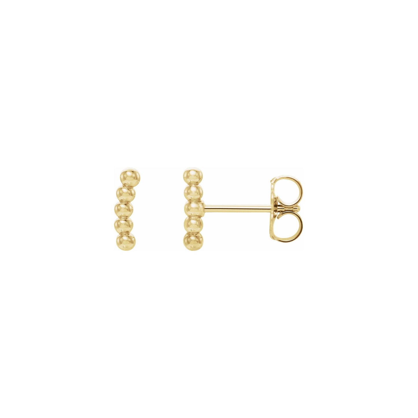 Curved Dot Studs