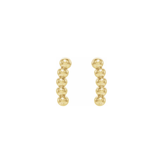 Curved Dot Studs