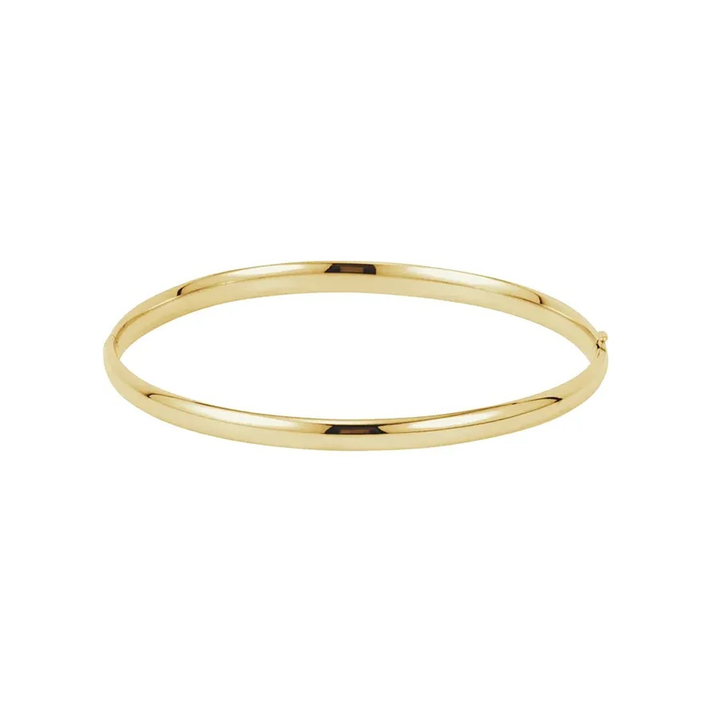 Hinged Gold Bangle