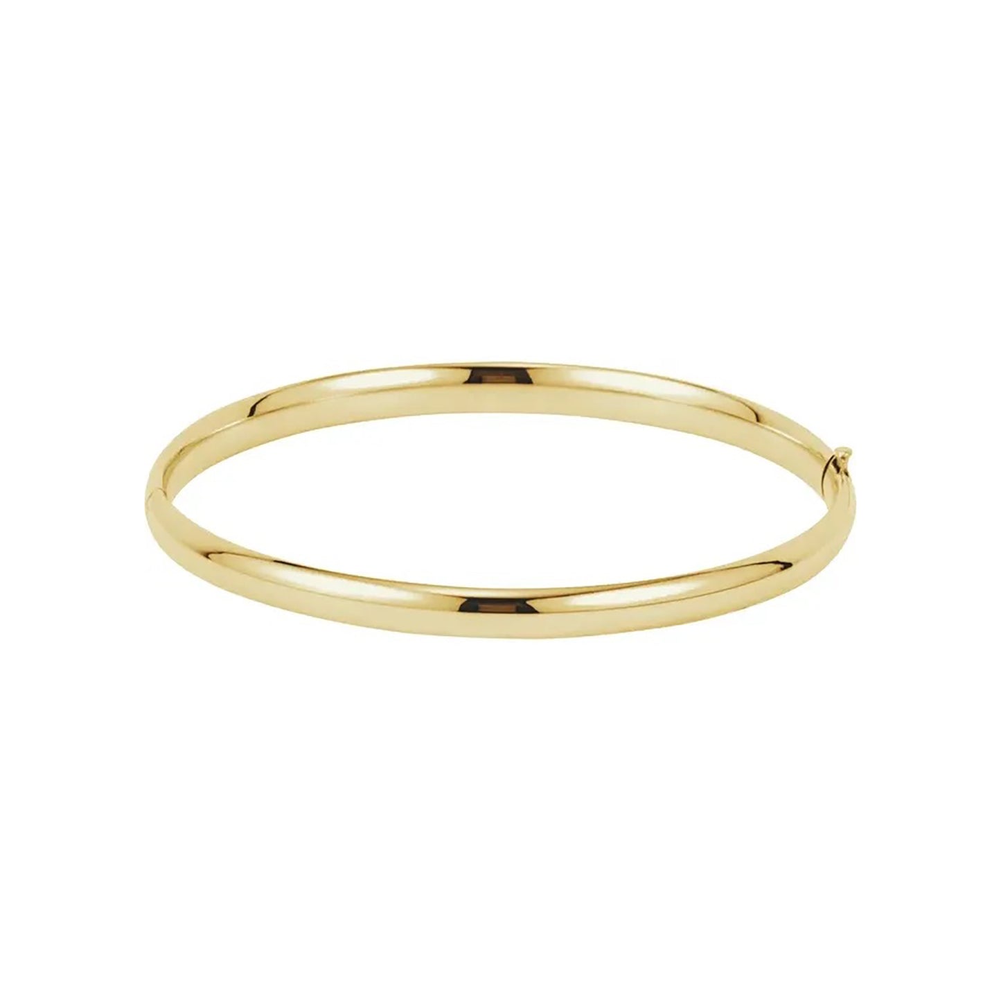 Hinged Gold Bangle