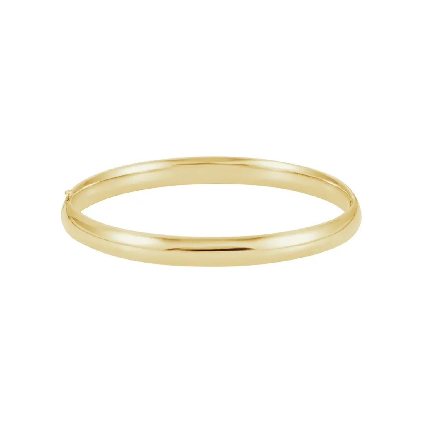 Hinged Gold Bangle
