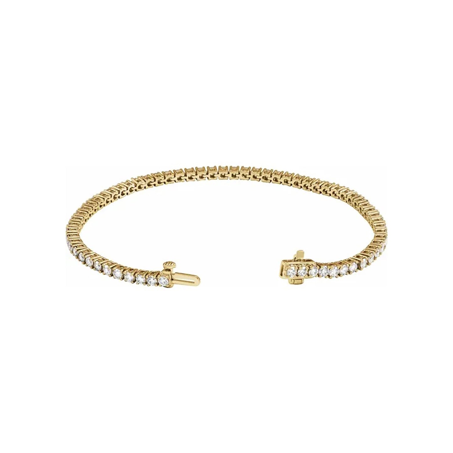 4ct Lab-Grown Diamond Tennis Bracelet