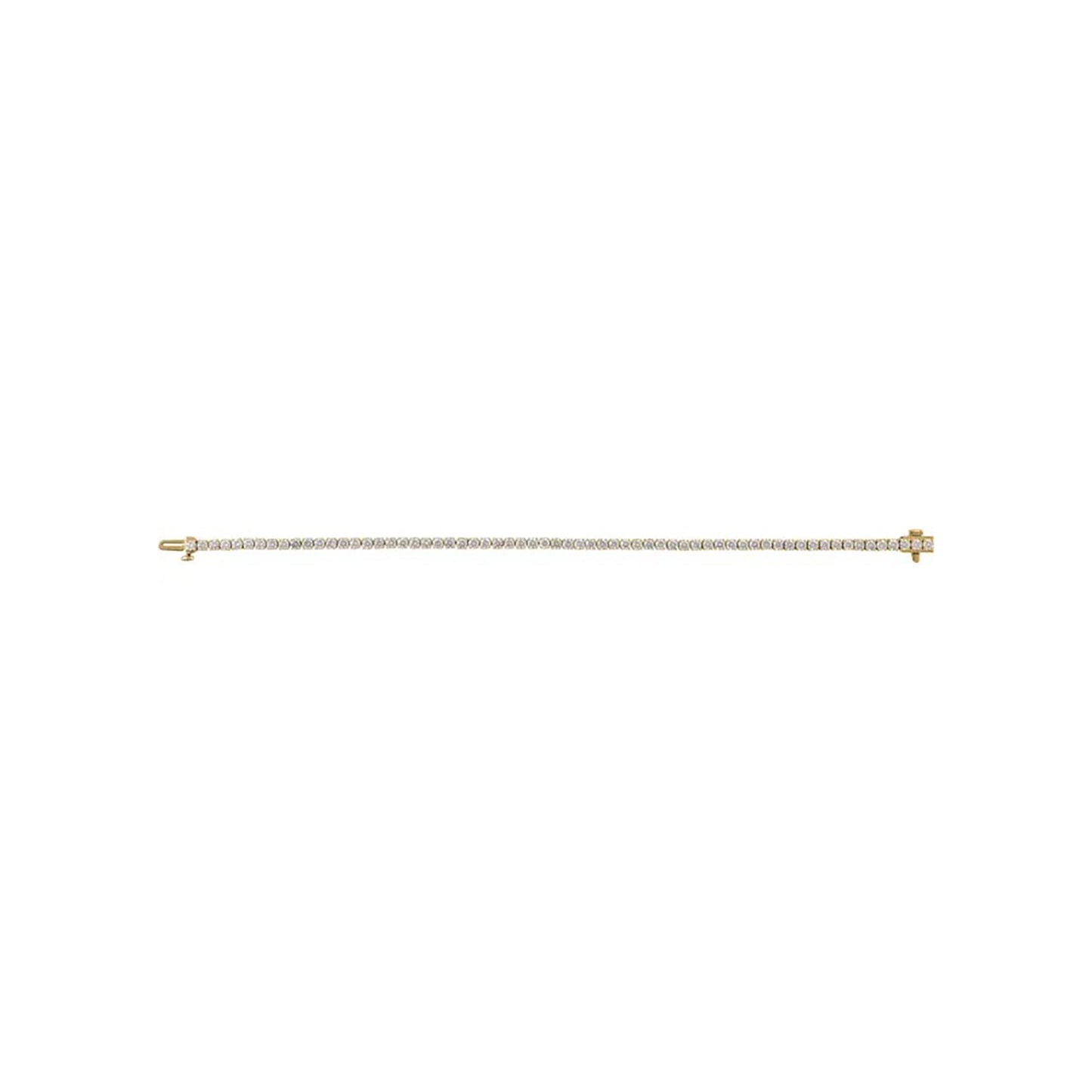 4ct Lab-Grown Diamond Tennis Bracelet