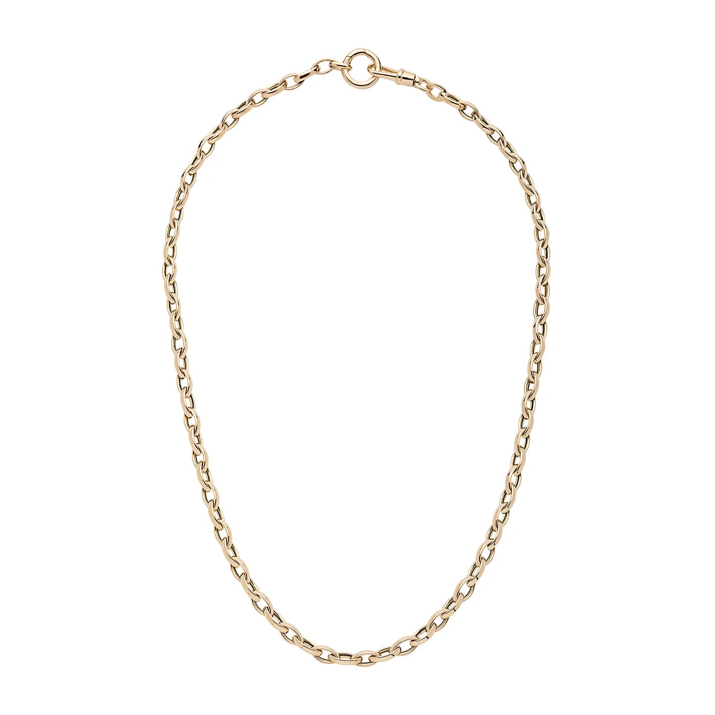 Double Clasp Marquis Link Chain