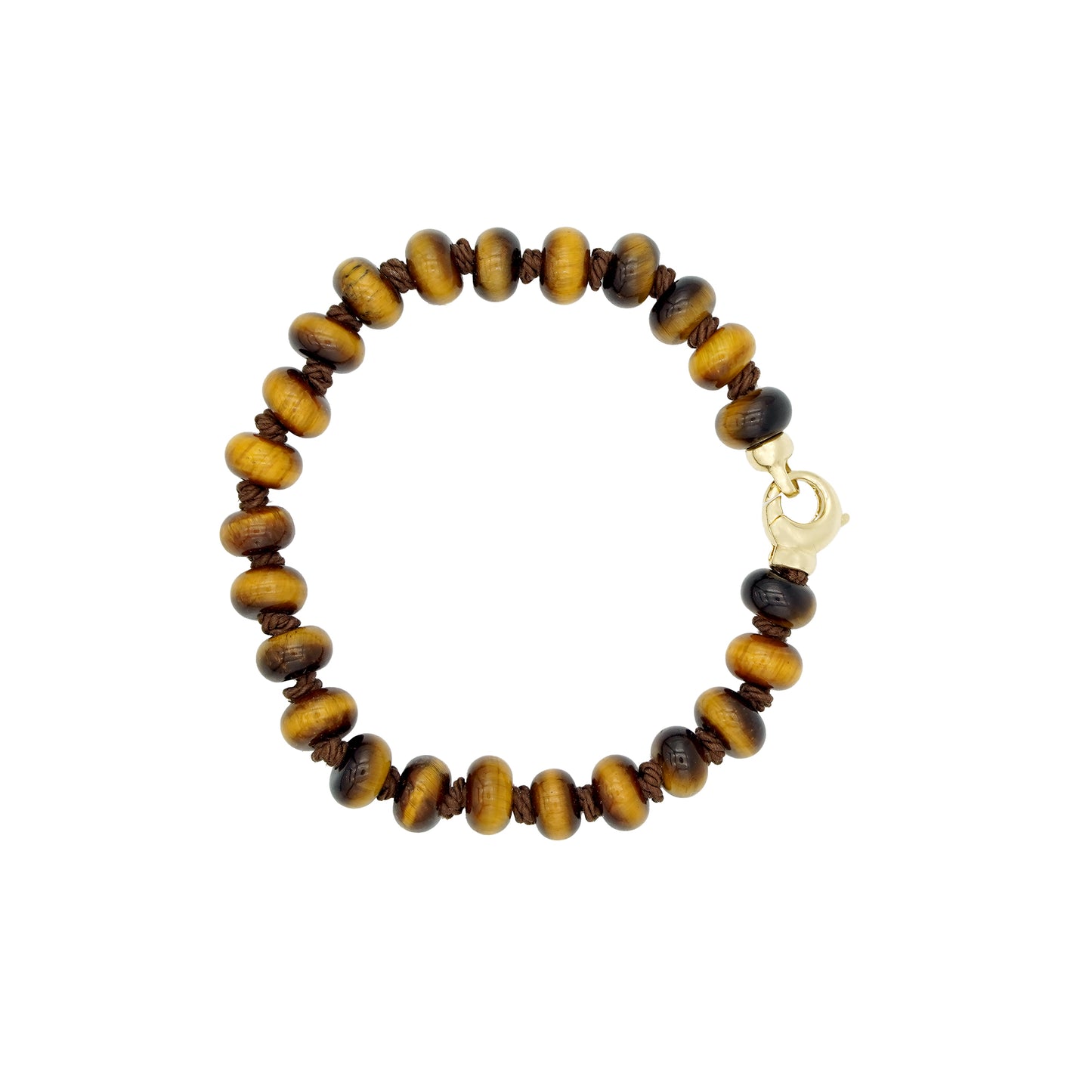 Vintage Tigers Eye Charm Bracelet