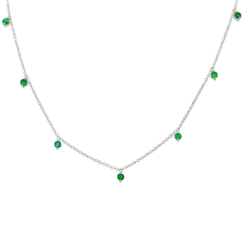 Emerald Dangle Necklace