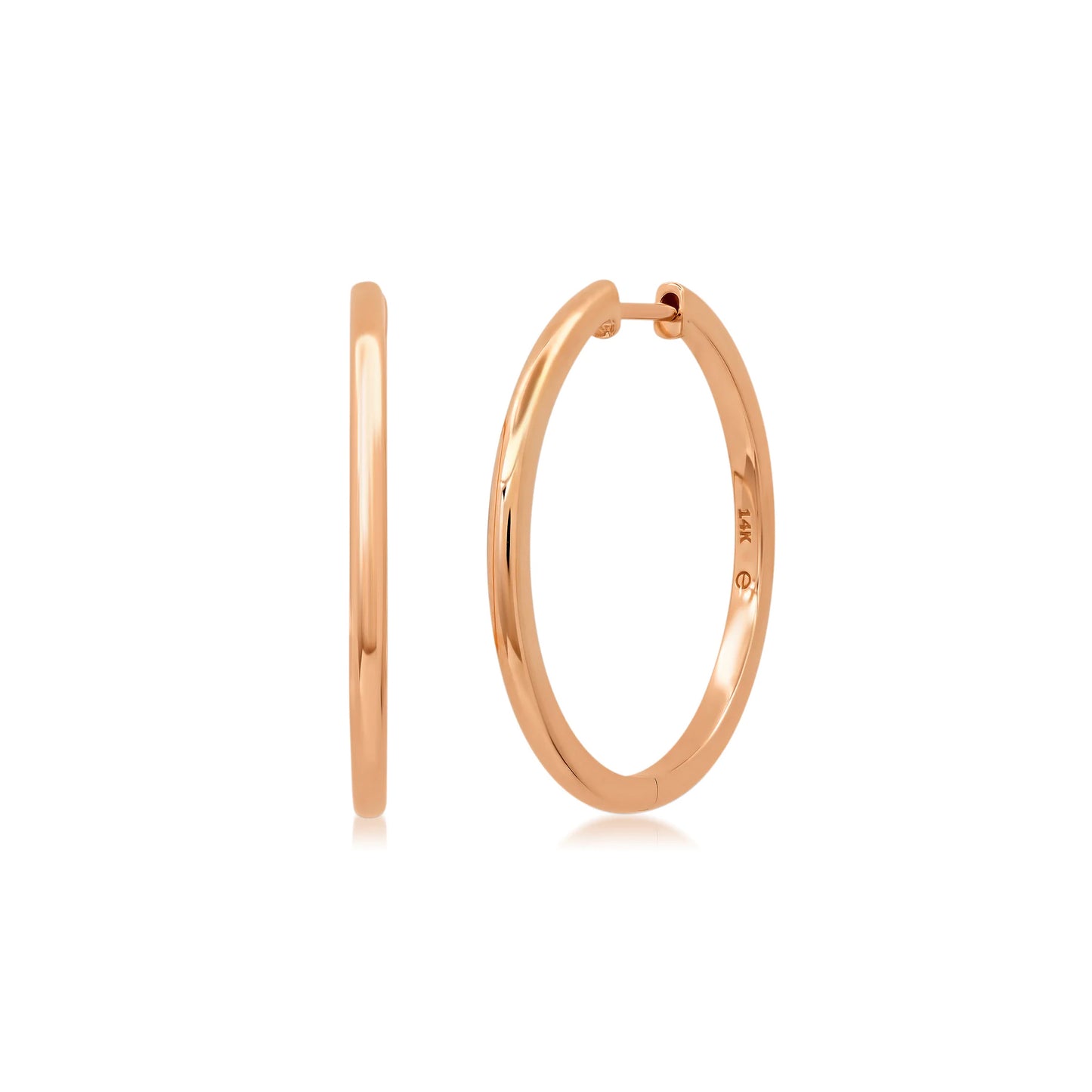 Essential 1" Solid Gold Hoop