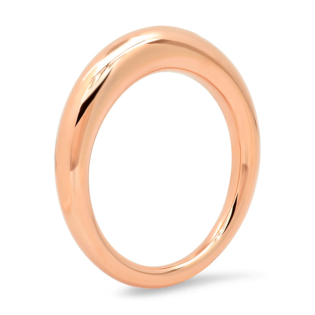 Asymmetrical Domed Ring