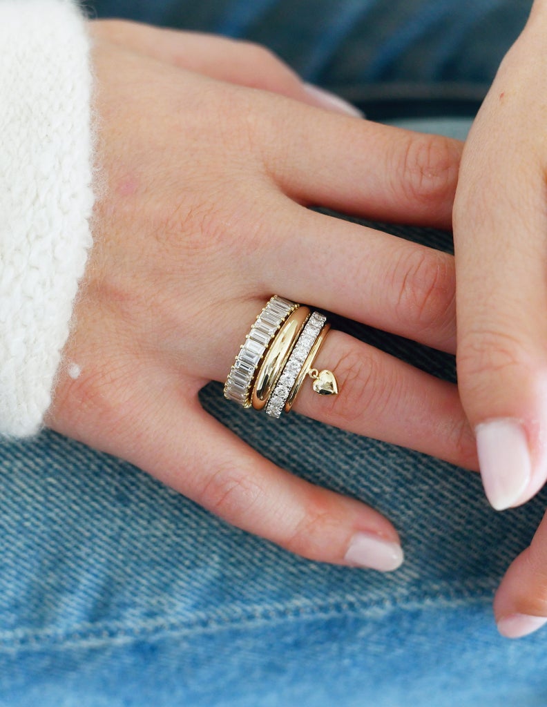 Asymmetrical Domed Ring