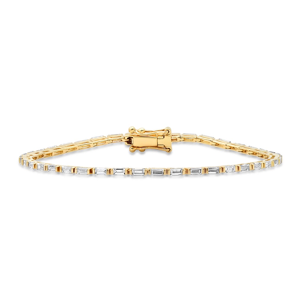 Diamond Baguette Tennis Bracelet