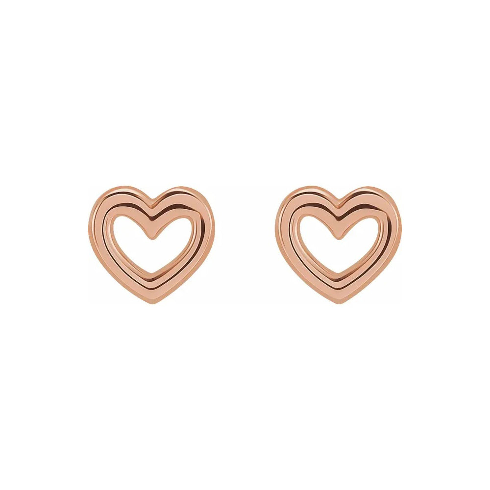 Mini Heart Stud Earring