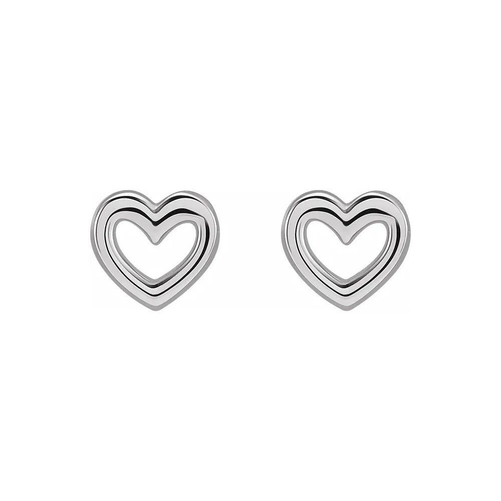 Mini Heart Stud Earring