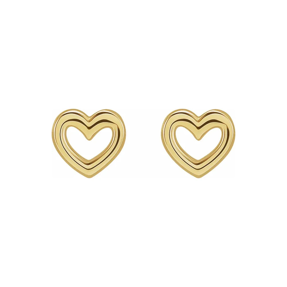 Mini Heart Stud Earring